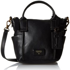 Fossil Emerson Mini Satchel/crossbody bag - Black